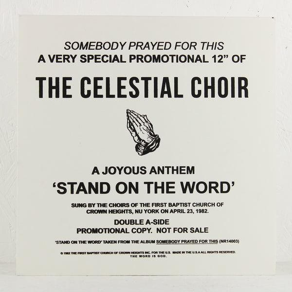 The Celestial Choir – Stand On The Word – Vinyl 12