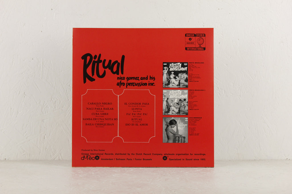 Nico Gomez - Ritual - Red Vinyl LP - Mr Bongo - Shipping Worldwide